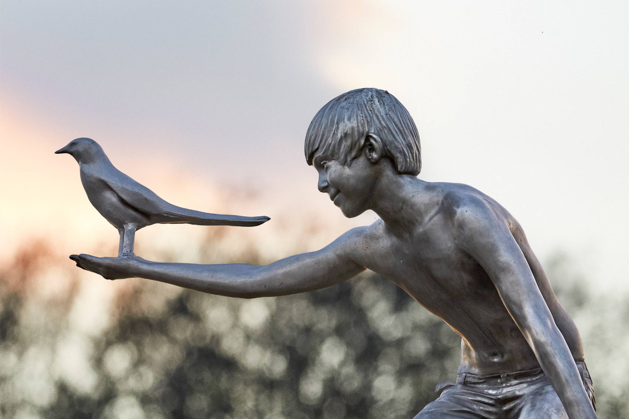 Lucy und Jorge Orta Totem mit Elster